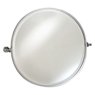 Afina Radiance Round Gear Tilt Mirror   24 diam. in.   Wall Mirrors