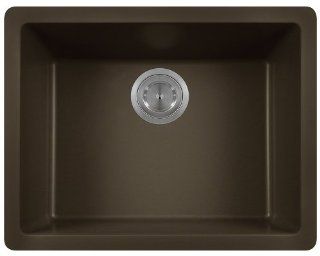 MR Direct 808 Beige TruGranite Single Bowl Kitchen Sink   Granite  