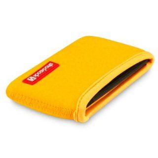 Nokia 808 Pureview Horizontal Neoprene Sleeve / Pouch / Case / Cover By Shocksock   Yellow Cell Phones & Accessories