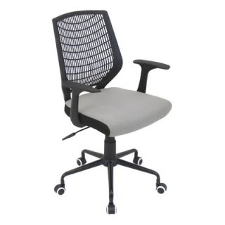 LumiSource Mid Back Network Office Chair OFC NET Color Black / Silver