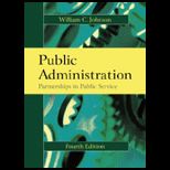 Public Administration  Partnerships in Public Service