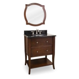 Lyn Design 28.5 in. Philadelphia Classic Single Bathroom Vanity with Optional Mirror   Single Sink Bathroom Vanities