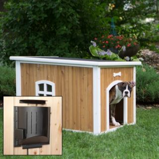 Boomer & George Chateau Lift Top Roof Dog House with Heater   Dog Houses