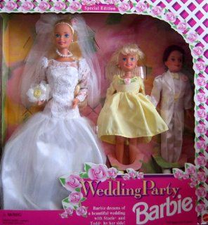 1994 Wedding Party Barbie Giftset with Stacie & Todd Toys & Games