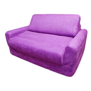 Fun Furnishings Purple Sofa Sleeper   Specialty Chairs