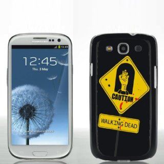Caution Walking Dead   Samsung Galaxy S III Hard Shell Snap On Protective Cover Case Cell Phones & Accessories
