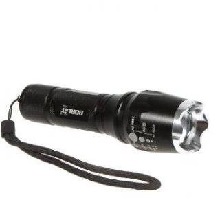 Generic 5 Modes CREE XM L T6 800LM Zoomable LED Flashlight Silvery Torch Zoom Focus Lamp Light 813   Led Household Light Bulbs  