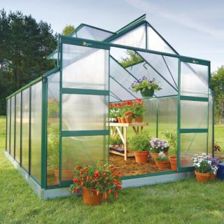 Juliana Compact 9.9 Green 9 x 12.1 Foot Greenhouse Kit   Greenhouses