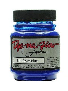 Jacquard Dye Na Flow Fabric Colors azure blue 2 1/4 oz. 814 [PACK OF 4 ]