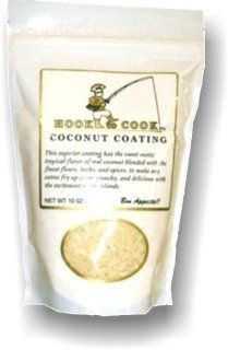 Hook to Cook Coconut Breader/Coating  Gourmet Seasoned Coatings  Grocery & Gourmet Food