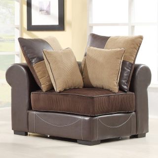 Elsdon Corner Chair with 4 Pillows   Accent Chairs
