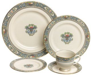 Lenox Autumn Gold Banded Fine China 20 Piece Dinnerware Set, Service for 4 Kitchen & Dining
