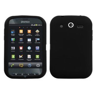 Soft Silicone Skin Case(Black) For PANTECH P9060(Pocket) Cell Phones & Accessories