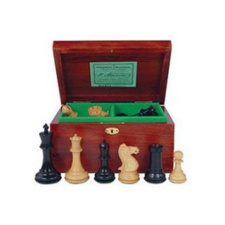 Jaques Reintroduction Chessmen in Mahogany Box   Chess Pieces