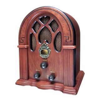 Crosley Companion Vintage Radio   Walnut   Record Players & Vintage Radios