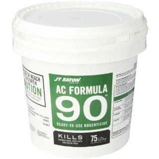 JT Eaton 791 75 A C Formula 90 Rodenticide Anticoagulant Seed Bait with Grains, For Mice and Rats (Pail of 75) Science Lab Cleaning Supplies