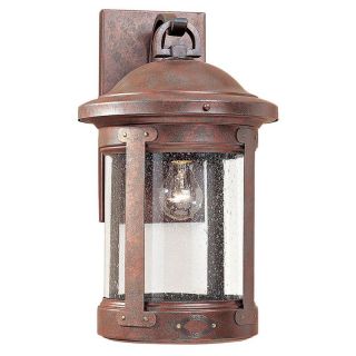 Sea Gull H.S.S. Co Op Outdoor Wall Lantern   18H in. Weathered Copper   Outdoor Wall Lights