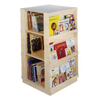 Guidecraft 4 Sided Library Wood Bookcase   Kids Bookcases