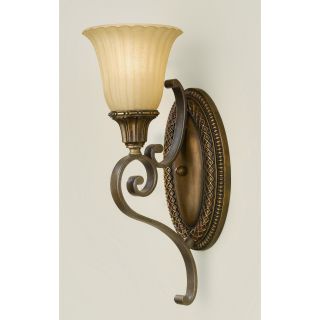 Feiss Kelham Hall WB1418FG / BRB Wall Sconce   5.5W in.   Firenze Gold / British Bronze   Wall Lighting