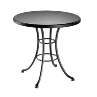 Homecrest Embossed Aluminum Round Cafe Table   Patio Tables