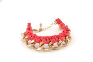 Women's Chunky Bronze Tone Chain CHGunk Link Bracelet . Adjustable Clasp. FB 5049 Jewelry