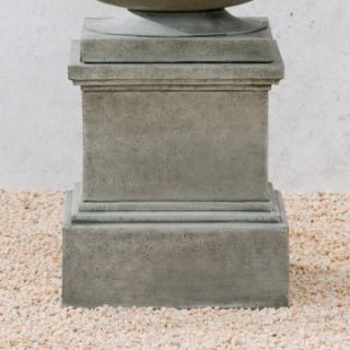 Campania International Glenview Cast Stone Pedestal For Urns and Statues   Garden Decor