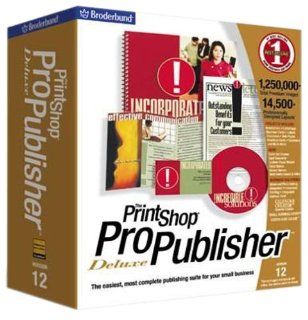 The Print Shop Pro Publisher Deluxe 12.0 Software