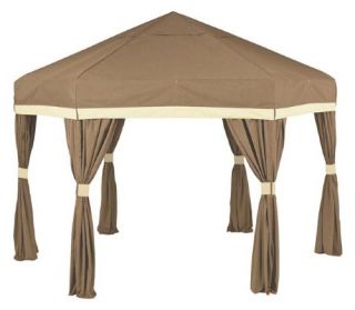 E Z UP 16 x 16 ft. Deco Pavilion   Cocoa   Canopies