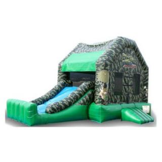 EZ Inflatables Mini Camo Combo Bounce House   Commercial Inflatables