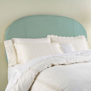 Diamond Matelasse Headboard Blue   Beds