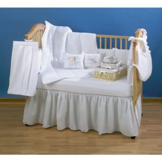 Trend Lab White Pique 4 Piece Crib Bedding Set   Baby Bedding Sets