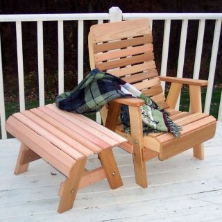 Creekvine Designs Cedar Twin Ponds Chair & Table Set   Outdoor Lounge Chairs