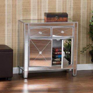SEI Mirage Mirrored Cabinet   Free Standing Cabinets