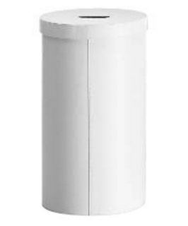 WS Bath Collections Korame White Laundry Basket   Laundry Hampers