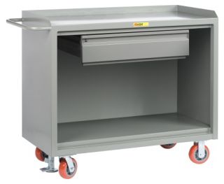 Little Giant Mobile Cabinet Workbench with Heavy Duty Drawer   Workbenches