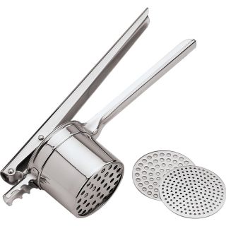Paderno World Cuisine Stainless Steel Potato Ricer With 3 Discs   Other Tools & Gadgets