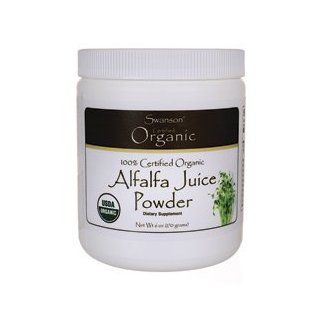 100% Certified Organic Alfalfa Juice Pwd 6 oz (170 grams) Pwdr Health & Personal Care