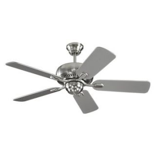 Monte Carlo 5CQ44BS Centro II 44 in. Indoor Ceiling Fan   Brushed Steel   Ceiling Fans