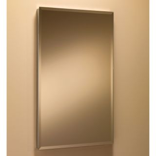 Broan Nutone Basic S Cube 16W x 26H in. Recessed Medicine Cabinet 868P24SS   Recessed Medicine Cabinets