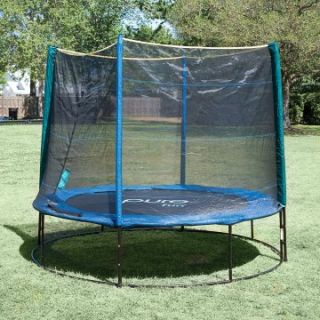 Pure Fun Kids 8 ft. Trampoline with Enclosure   Trampolines