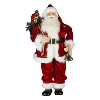 40 in. Santa in Traditional Red and White   Figurines
