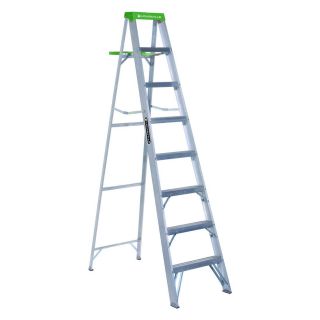 Louisville 8 ft. Aluminum Step Ladder   225 lbs.   Ladders and Scaffolding