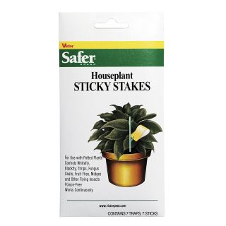 Safer Brand Houseplant Sticky Stakes   Flying Insects