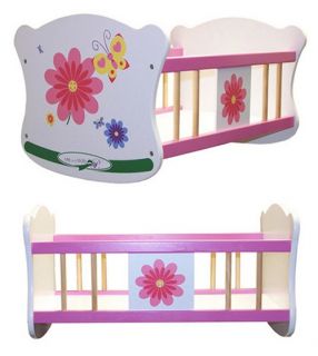 Molly P. Originals Wood Cradle for 18 in. Fashion Doll   Baby Doll Furniture