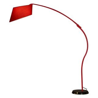 Nova Lighting Ibis Arc Floor Lamp   Red   Floor Lamps