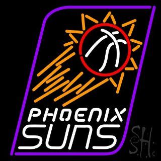 Phoenix Suns NBA Outdoor Neon Sign 24" Tall x 24" Wide x 3.5" Deep  Business And Store Signs 