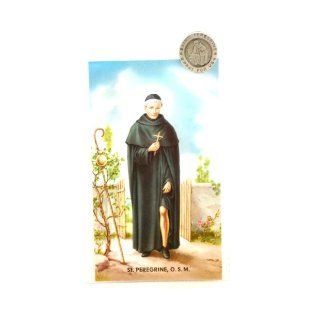 St. Peregrine Lapel Pin and Prayer Card Set (McVan PC801PE) (0735365591220) Unknown Books
