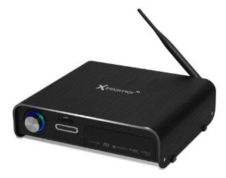 Xtreamer Prodigy Black   Full 1080p 3d Media Player & Streamer   with an internal Wireless 802.11n and an internal Dual Tuner for DVB T Features 750 Mhz Cpu, USB 3.0, Gigabit Lan, Hdmi 1.4 Electronics