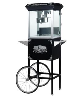 Great Northern Popcorn 6005 Lincoln Antique Popcorn Cart   Popcorn Makers