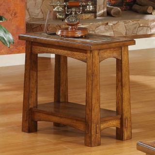 Riverside Craftsman Home Chair Side Table   End Tables